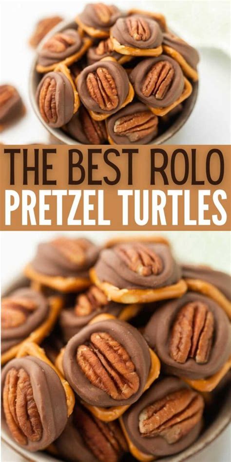 pecan-rolo-pretzels-pretzel-turtles-with-3-ingredients image