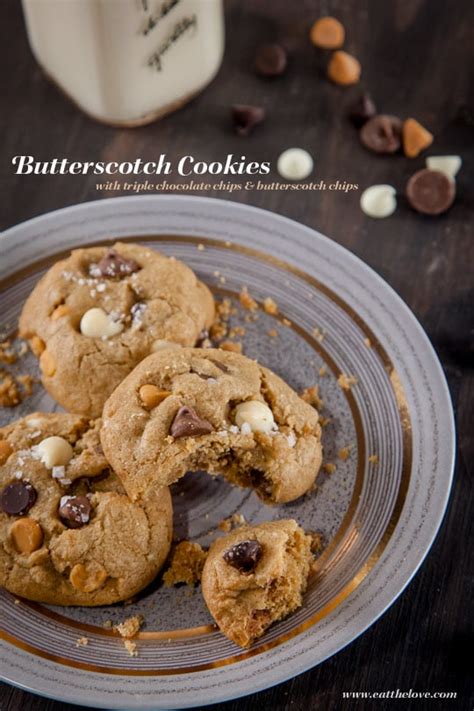 butterscotch-cookies-triple-chocolate-chip-cookies image