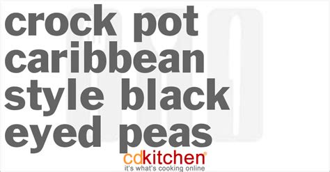 caribbean-style-black-eyed-peas-crockpot image