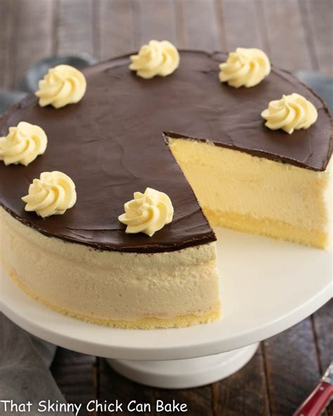boston-cream-pie-cheesecake-that-skinny-chick-can-bake image