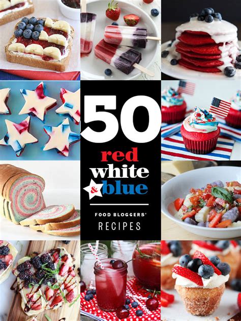 50-red-white-and-blue-recipes-foodiecrush image