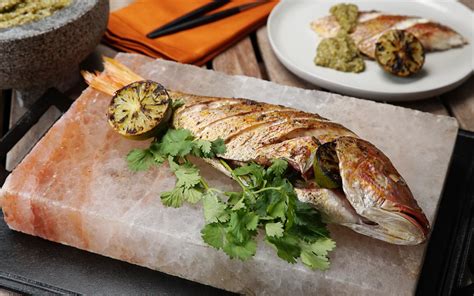 whole-grilled-snapper-in-pipian-sauce image