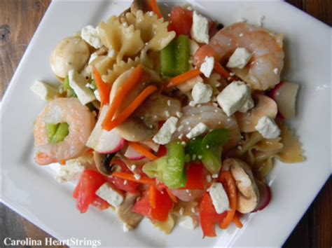 vegetable-shrimp-pasta-salad-tasty-kitchen-a-happy image