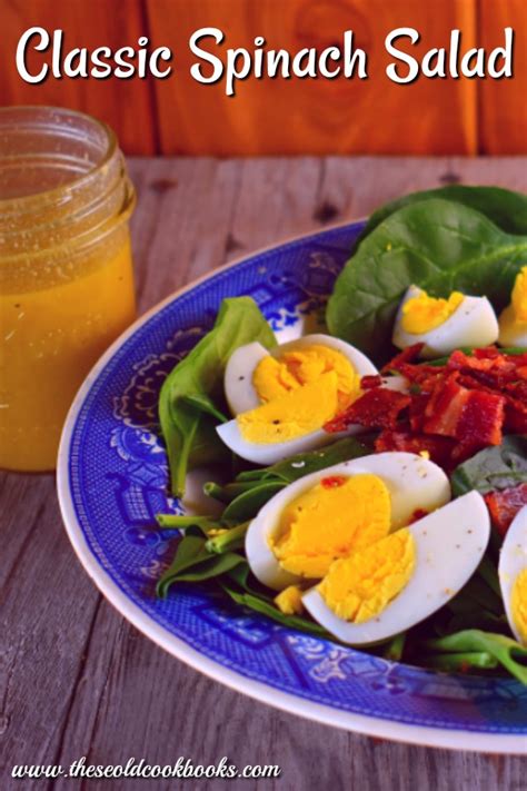 classic-spinach-salad-recipe-with-bacon-eggs-these-old image