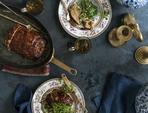 hoisin-glazed-pork-and-turkey-meatloaf-recipe-goop image