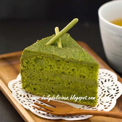 cake-green-tea-chiffon-cake-with-green-tea-white image