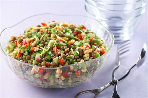 lentil-and-soybean-salad-with-lemon-parsley-vinaigrette image