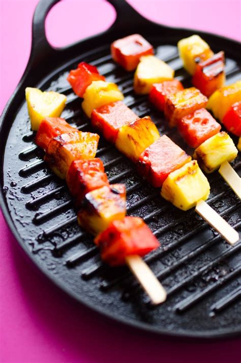 grilled-fruit-skewers-with-creamy-yogurt-dipping-sauce image