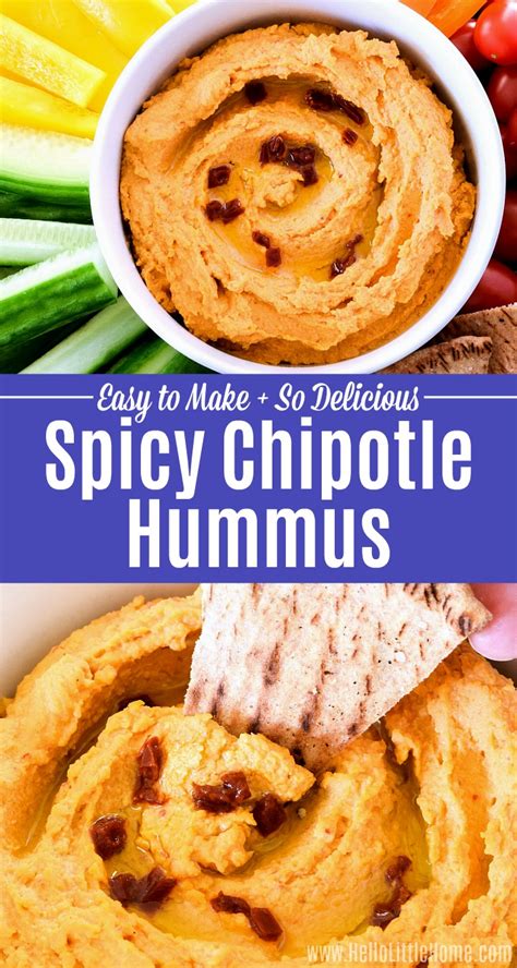spicy-chipotle-hummus-quick-easy-recipe-hello image