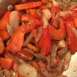 caramelized-red-bell-peppers-and-onions-sparkrecipes image