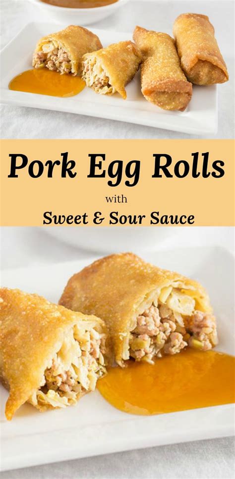 homemade-egg-rolls-with-sweet-and-sour-sauce-pear image