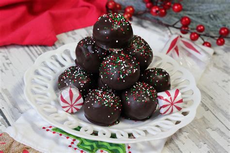 chocolate-peppermint-cake-balls-baked-broiled-and image