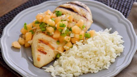grilled-chicken-with-cantaloupe-salsa image