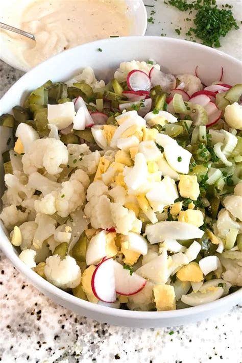 cauliflower-potato-salad-keto-side-dish-easy-low-carb image