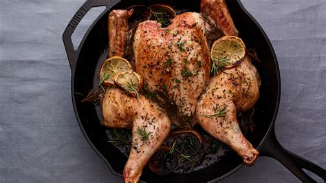 spatchcocked-chicken-with-rosemary-and-lemon image