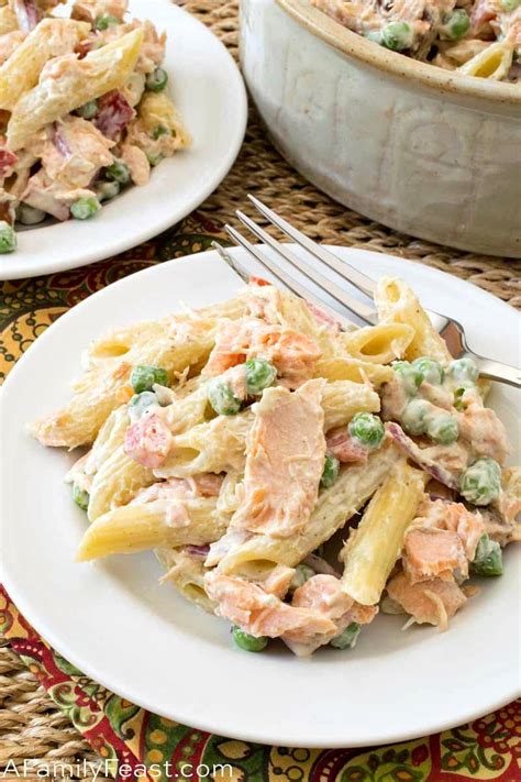 salmon-pasta-salad-a-family-feast image