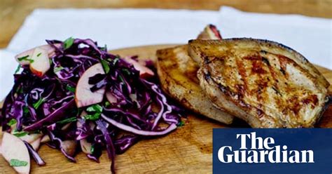 grilled-pork-chops-with-red-cabbage-and-apple-slaw image