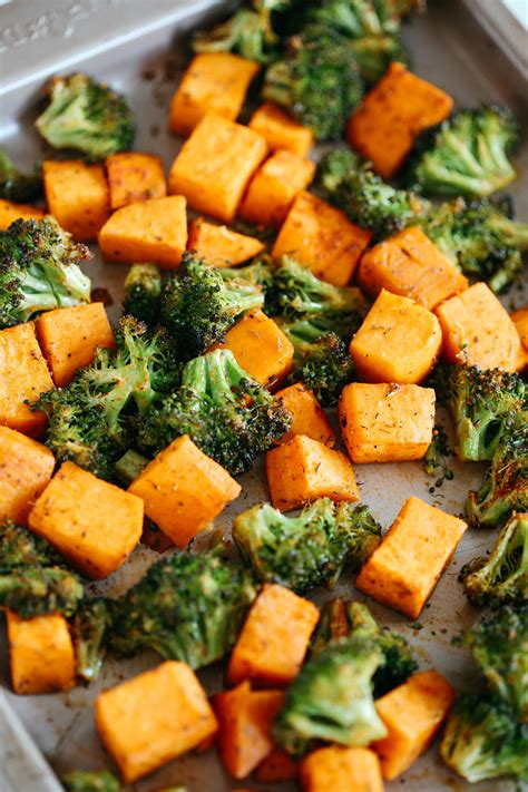 perfectly-roasted-broccoli-sweet-potatoes image