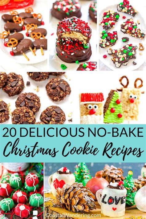 20-easy-no-bake-christmas-cookies-treats-coastal image
