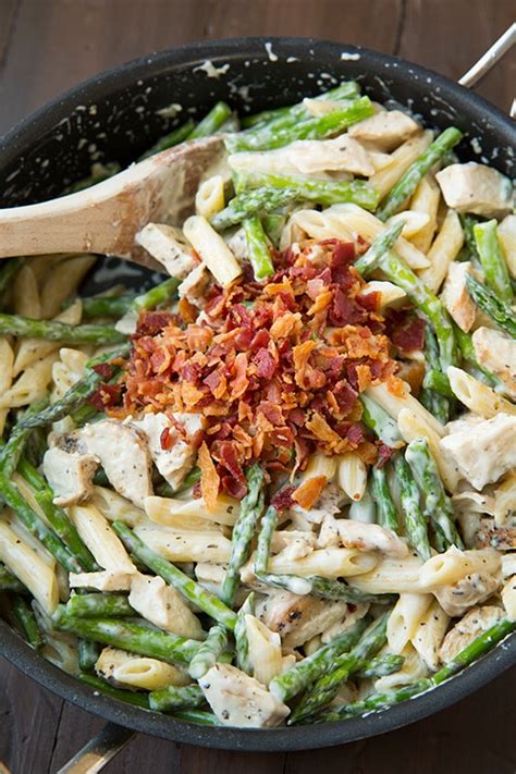 chicken-asparagus-pasta-so-creamy-cooking-classy image