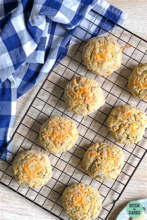 easy-keto-cheddar-biscuits-recipe-cheese-scones image
