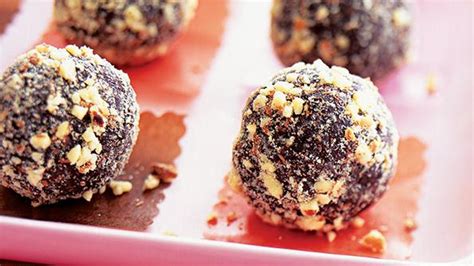 chocolate-almond-truffles-delicious-living image