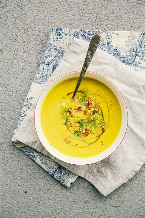 fennel-walnut-soup-with-turmeric-leeks-the-first image