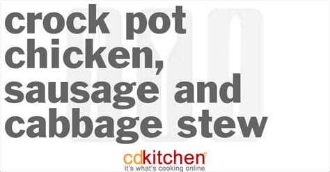crock-pot-chicken-sausage-and-cabbage-stew image