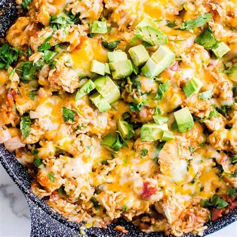one-pan-mexican-chicken-and-rice-ifoodrealcom image