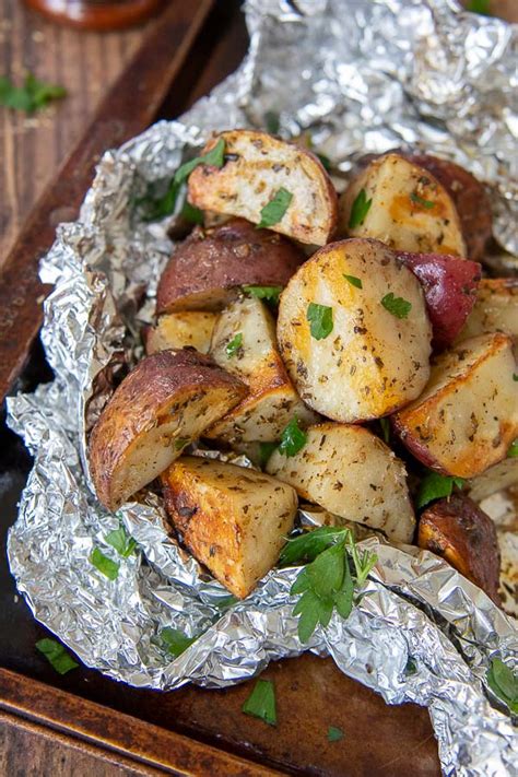 grilled-potatoes-easy-crispy-red-potatoes-in-foil image