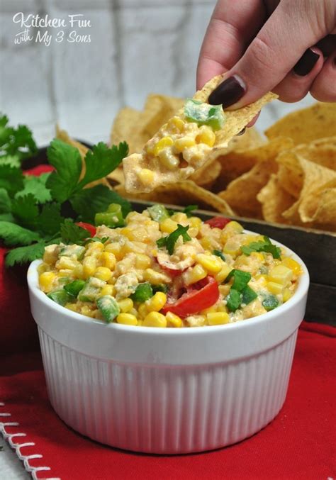 spicy-southern-hot-corn-dip-kitchen-fun-with-my-3-sons image