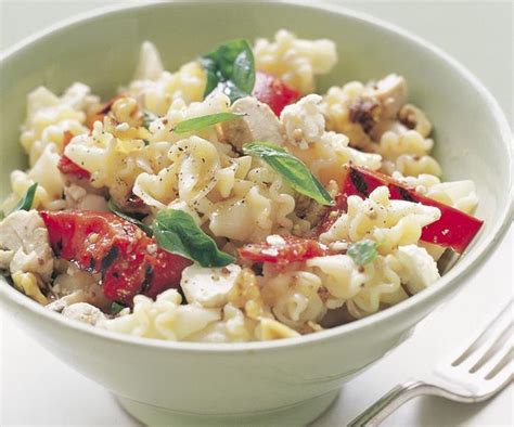 chicken-pasta-salad-with-roasted-capsicum-fetta-and image
