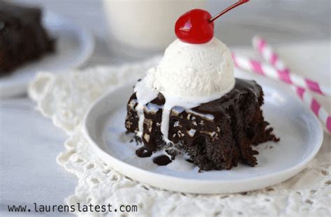 hot-fudge-brownie-with-ice-cream-laurens-latest image