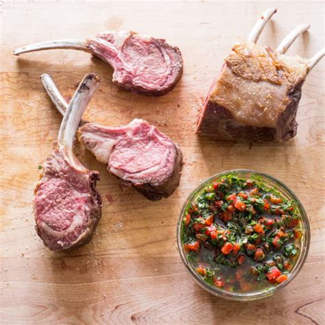 roasted-rack-of-lamb-with-roasted-red-pepper-relish image