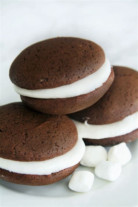 chocolate-whoopie-pies-with-marshmallow-cream-filling image