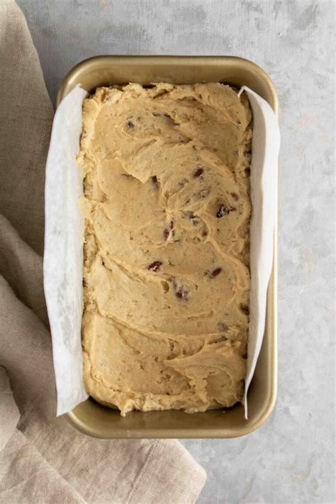 rich-maple-pecan-bread-loaf-with-creme-fraiche image