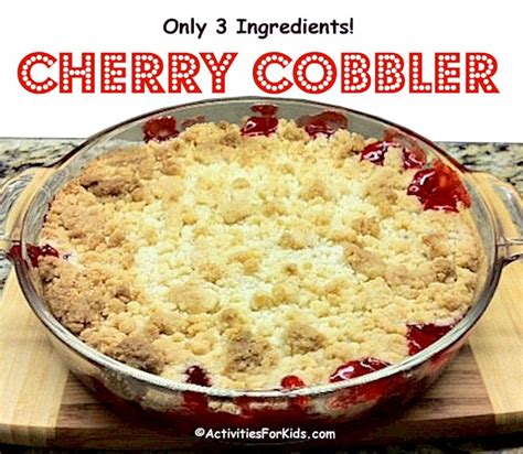 easy-cherry-cobbler-only-3-ingredients-for-this image