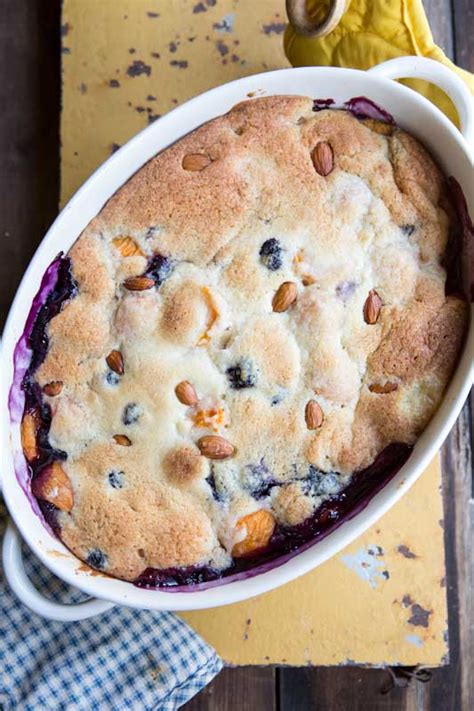 blueberry-apricot-cobbler-recipe-vintage-mixer image