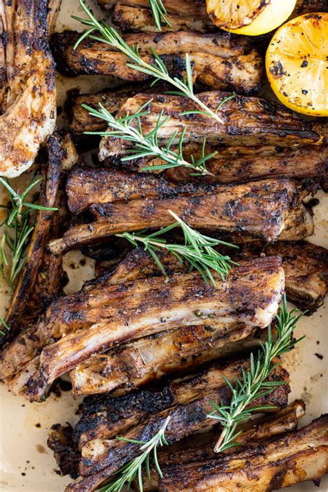 easy-lemon-herb-grilled-lamb-ribs-simply-delicious image