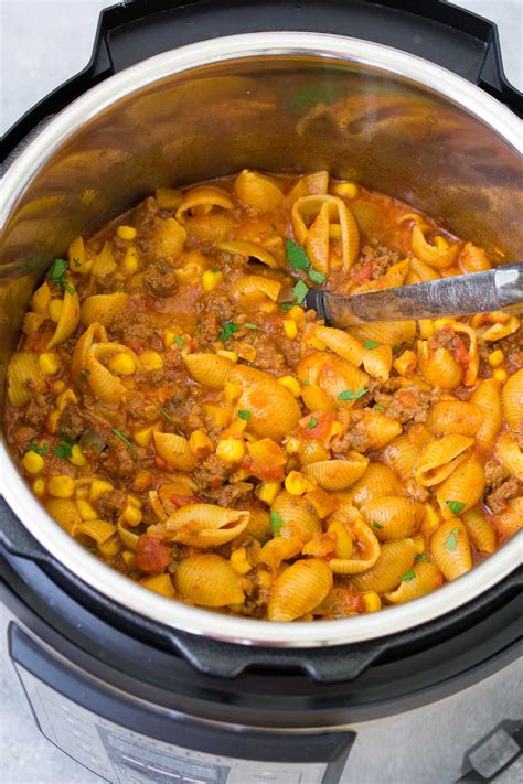 instant-pot-taco-pasta-kristines-kitchen image