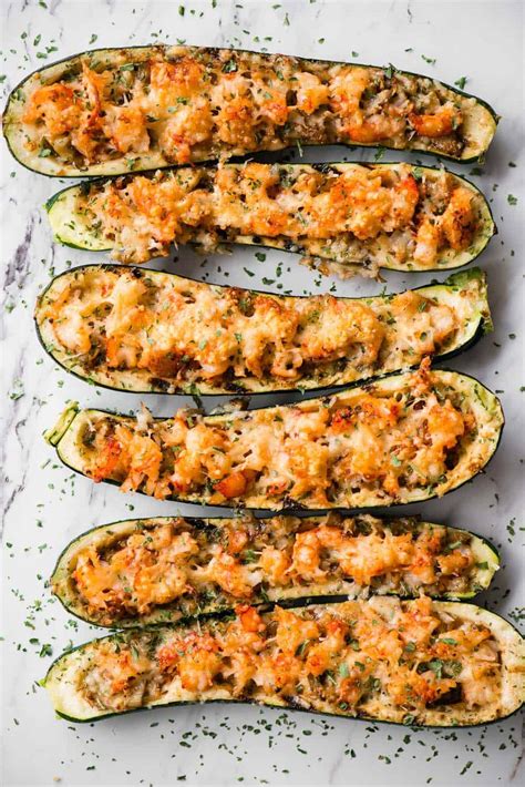 easy-delicious-shrimp-zucchini-boats-the-recipe-critic image