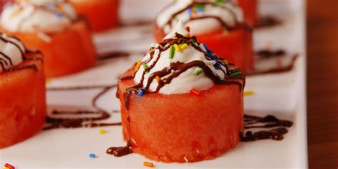 best-skinny-mini-watermelon-cakes-recipe-delish image