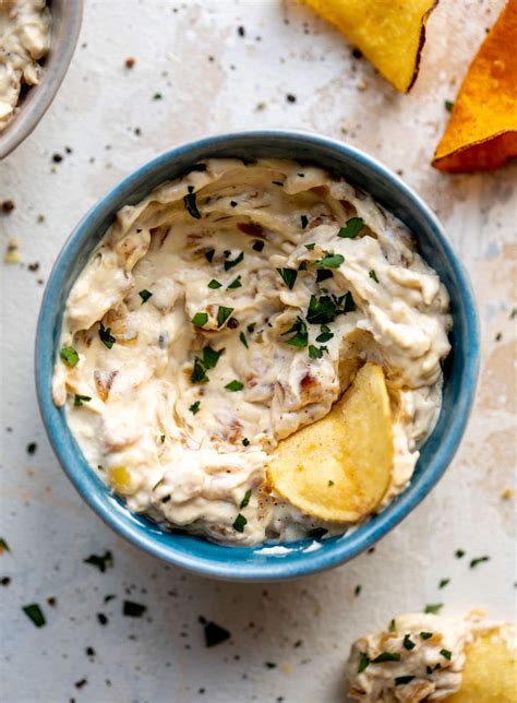 the-best-caramelized-onion-dip-how-sweet-eats image