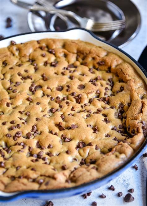 the-best-chocolate-chip-skillet-cookie-mom-on-timeout image