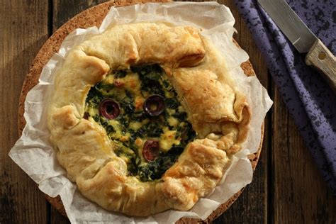 spinach-and-olive-tart-diane-kochilas image