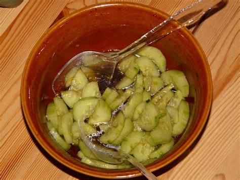 agurkesalat-recipe-traditional-danish-cucumber-salad image