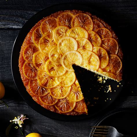meyer-lemon-cornmeal-upside-down-cake image