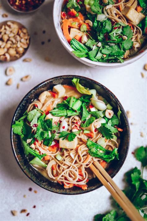 quick-and-easy-vegan-pho-with-creamy-miso-broth image