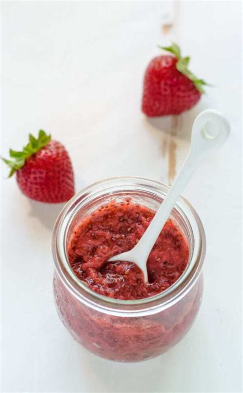 strawberry-chia-jam-only-3-ingredients-wellplatedcom image