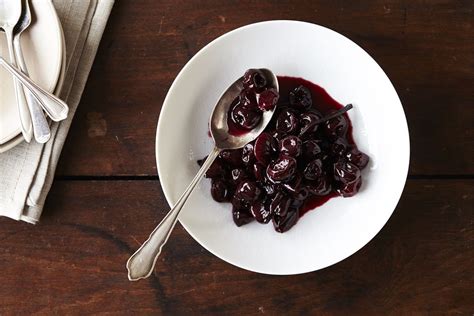 sauted-vanilla-cherries-recipe-food52 image